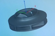 【五轴培训】封闭叶轮-指导学员新机首单打样